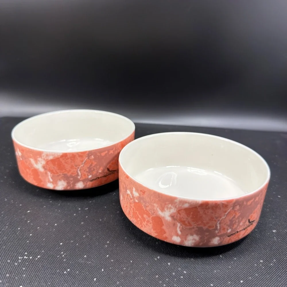 Villeroy & Boch Siena Marble Pattern‎ Vitro Porcelaine Bowls Set of 2 Luxembourg